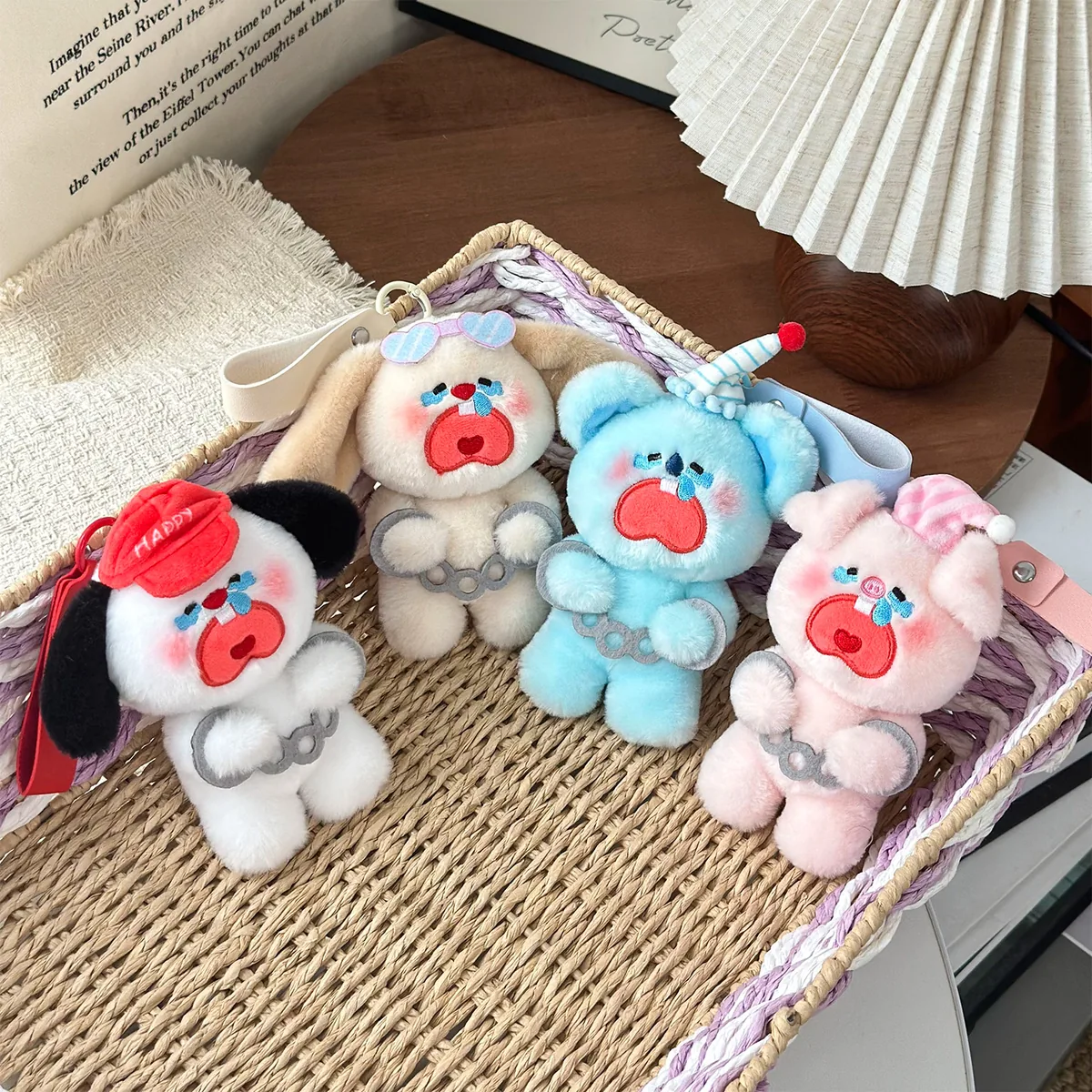 兴隆玩具改正搭档小队(A18492)毛绒挂件,案例换货