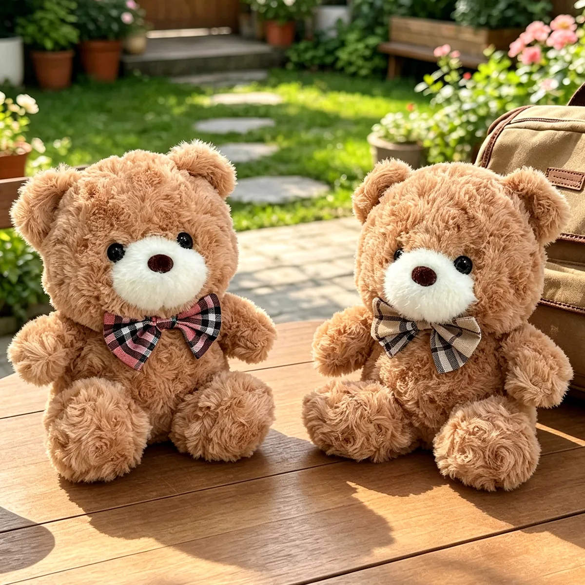领结泡芙熊8寸精品抓机公仔,可作形象机点睛款提升满足感